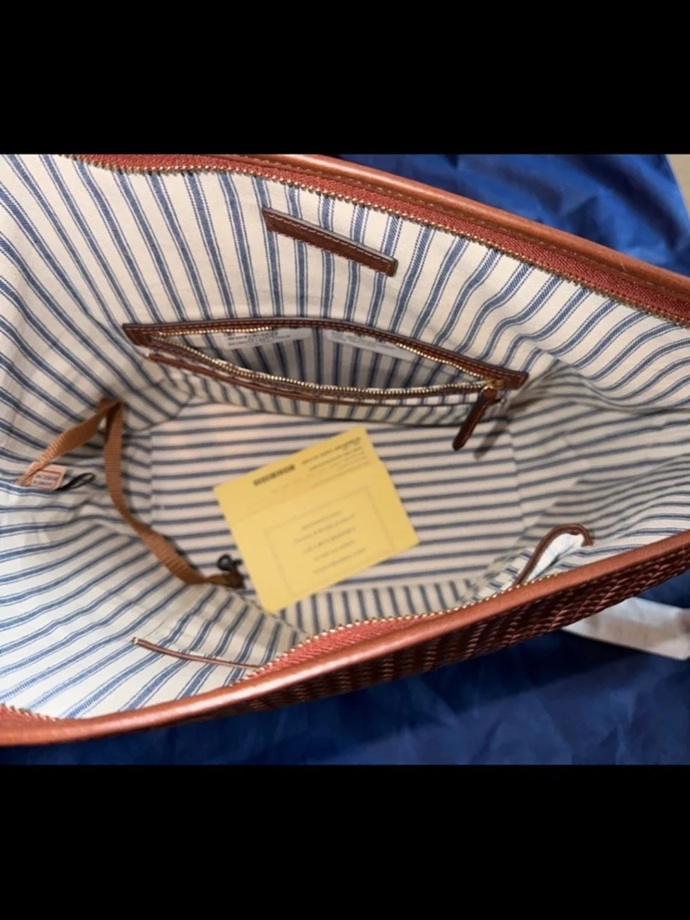 DOONEY & BOURKE Large Chestnut Hobo Bag